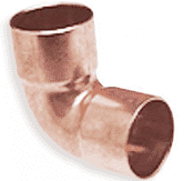 1" SW COPPER 90 DEGREE ELBOW Copper Fittings
