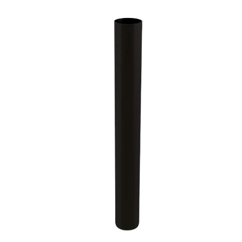 CENTROTHERM 2" X 20" END PIPE PPS UV BLACK PVC Schedule 40, 636 PVC, S636, ABS