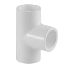 3/4" PVC TEE SOCKET S-S WHITE PVC Schedule 40, 636 PVC, S636, ABS