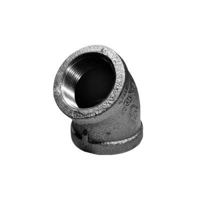 1/2" BLACK MALLEABLE STEEL 45 ELBOW Steel Fittings