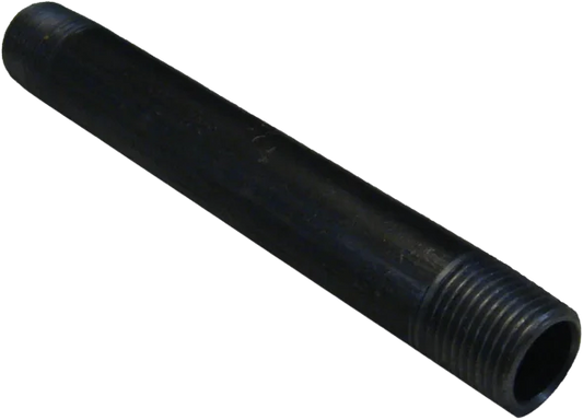 1/2" X 6" BLACK MALLEABLE STEEL NIPPLE Steel Fittings