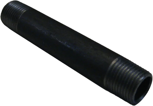 1/2" X 4-1/2" BLACK MALLEABLE STEEL NIPPLE Steel Fittings