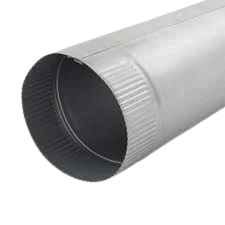 6" X 60" 26GA GALVANIZED PIPE $7.87/FOOT Metal Venting