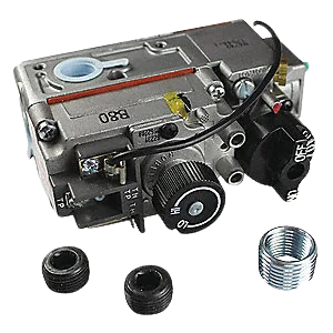 1/2" X 3/8" GAS VALVE (FOR MILLIVOLT SYSTEM ONLY) Gas Control Valve, Regulators, Flexible Gas Line