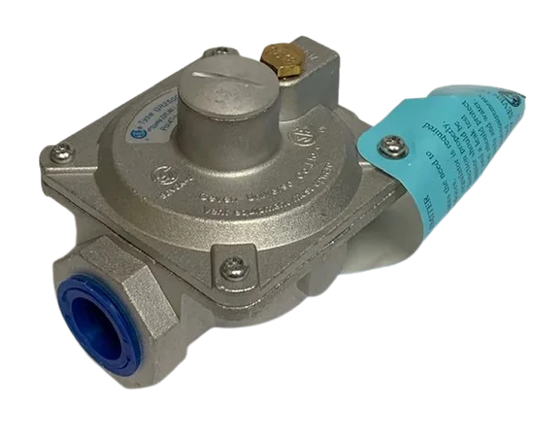 GAS REGULATOR 1/2" X 1/2" 2PSI 7"-11" WITH VENT LIMITER RESTRICTOR Gas Control Valve, Regulators, Flexible Gas Line