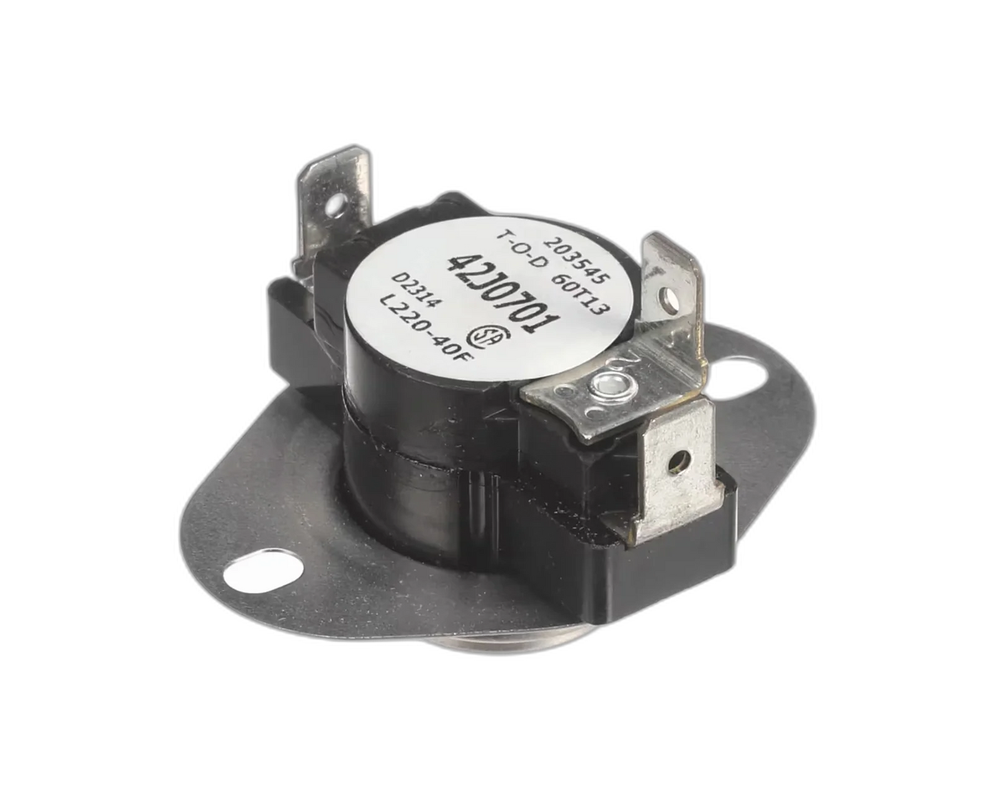 LENNOX LIMIT SWITCH, AUTO RESET, L220-40F Fan Disc, High Limit Control Switches