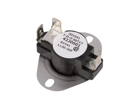 LIMIT SWITCH, AUTO RESET, L120-20F, SPDT Fan Disc, High Limit Control Switches