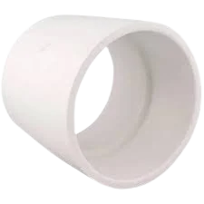 3" PVC SCH40 COUPLING WHITE PVC Schedule 40, 636 PVC, S636, ABS