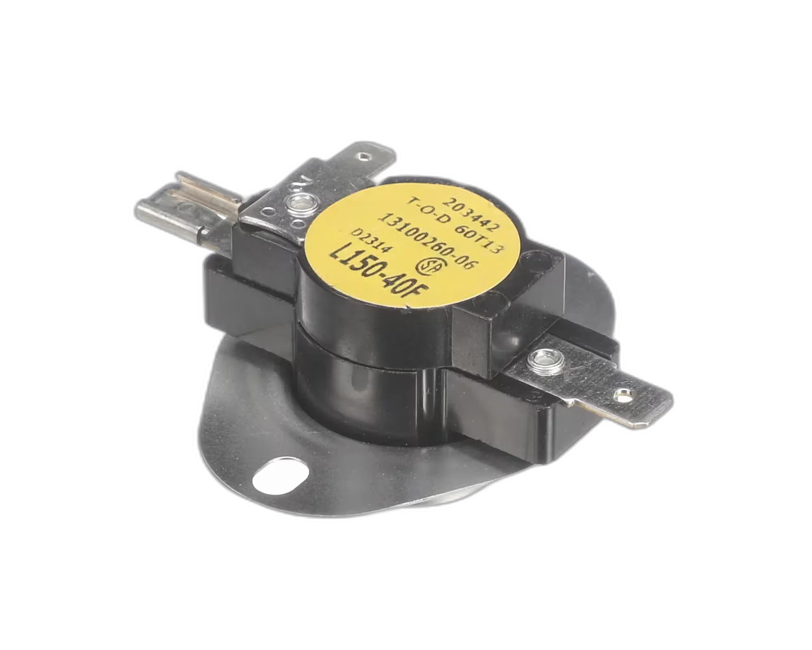 Limit Switch, Auto Reset, SPDT, L150-40F Fan Disc, High Limit Control Switches