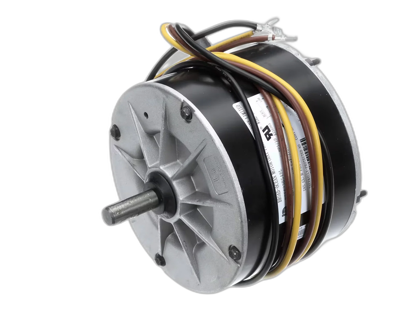 Fan Motor, Condensor, 208-230 Volt, 60HZ, 1/10HP, 1100RPM Blower Motors, Fan, Run Capacitors