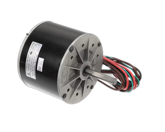 Fan Motor, Condenser, 208-230V, 60HZ, 1PH, 825RPM, 1/10HP Blower Motors, Fan, Run Capacitors