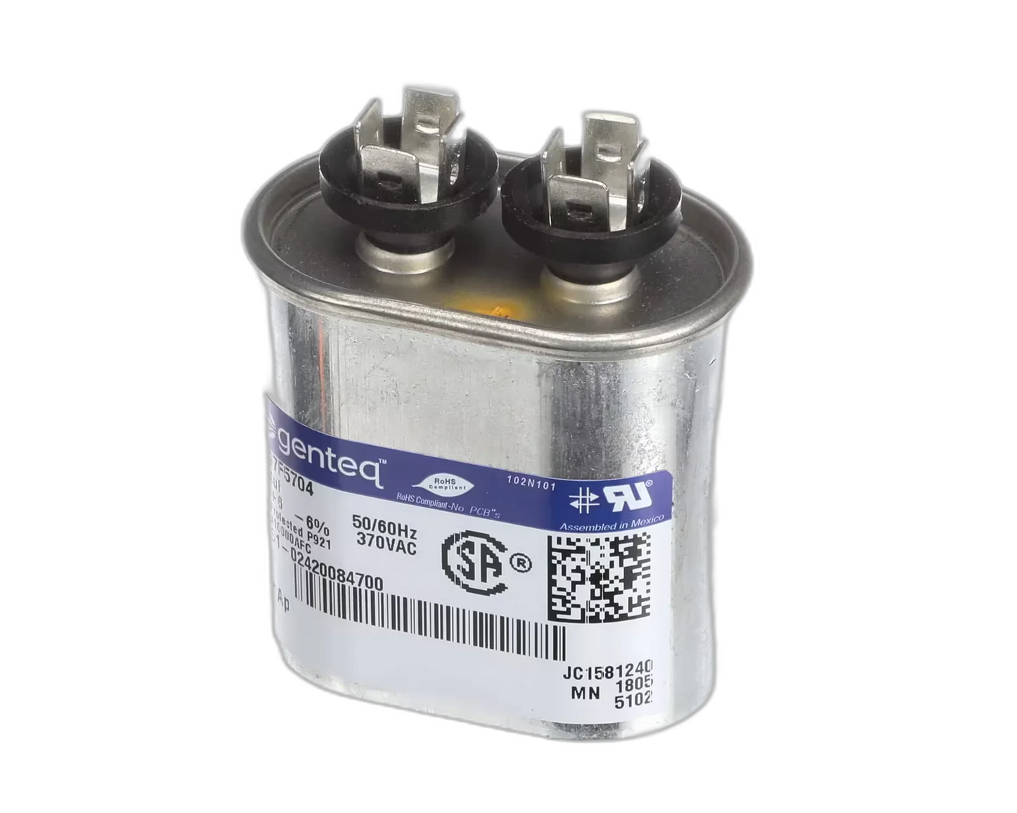 Capacitor, Run, 4MFD, 370 Volt Blower Motors, Fan, Run Capacitors