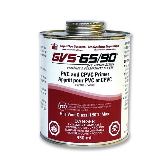 ROYAL 636 475 ML PRIMER PVC Schedule 40, 636 PVC, S636, ABS