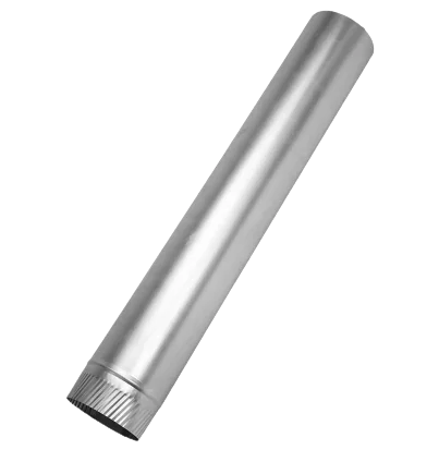 4" X 36" GALVANIZED PIPE 26 GA PER FOOT Metal Venting