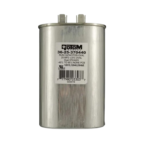 YORK/ETC CAPACITOR,RUN,SINGLE,25MFD,370/440V
