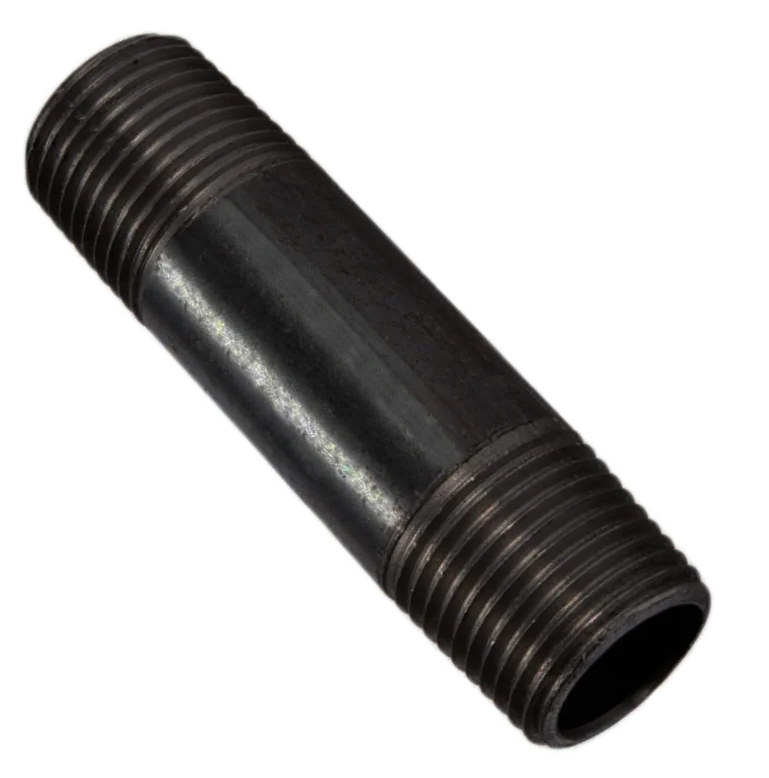 1" X 2" BLACK MALLEABLE STEEL NIPPLE Steel Fittings