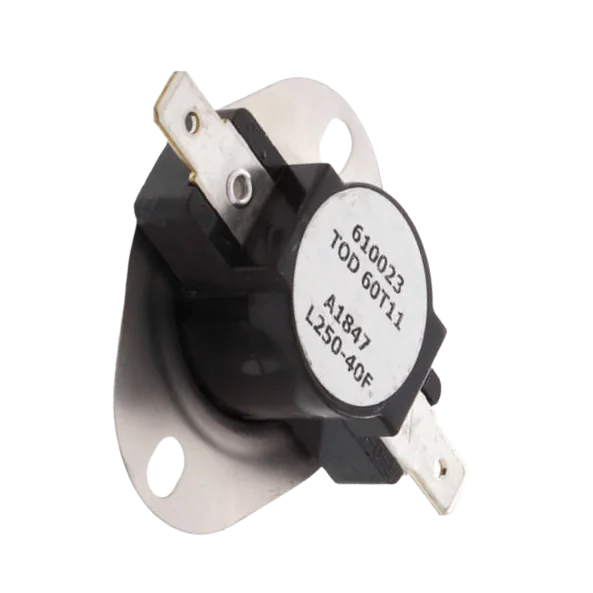 3/4" DISC LIMIT SWITCH AUTO RESET L250-40F Fan Disc, High Limit Control Switches