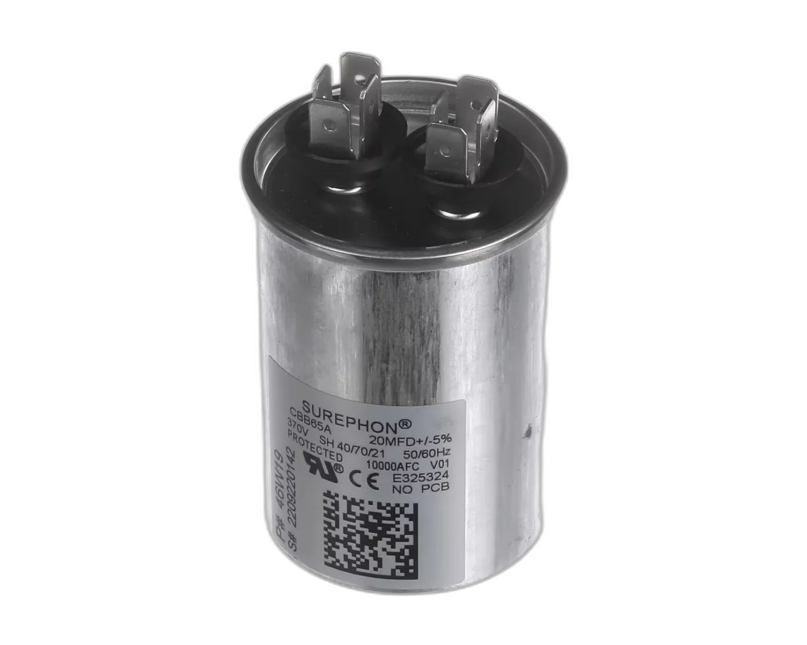 RUN CAPACITOR 20MFD 370V 50/60HZ Blower Motors, Fan, Run Capacitors