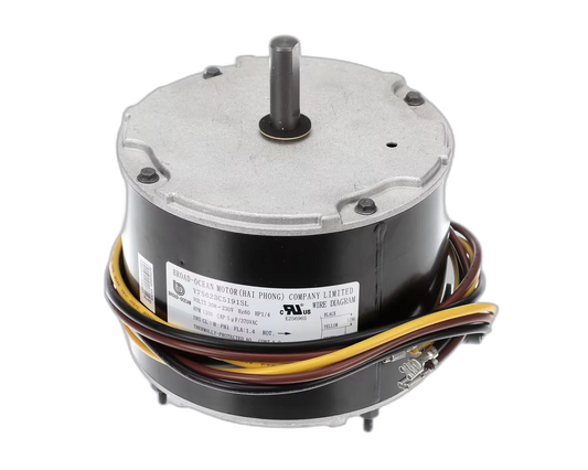 Fan Motor, Condenser, 208-230 Volt, 60HZ, 1PH, 1100 RPM, 1/4 HP Blower Motors, Fan, Run Capacitors