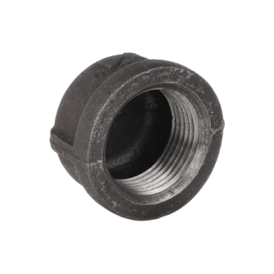 3/4" BLACK MALLEABLE STEEL CAP Steel Fittings