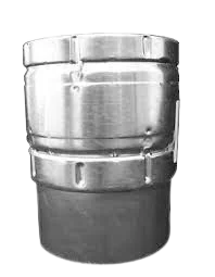 4" B-VENT DRAFT HOOD CONNECTOR Metal Venting