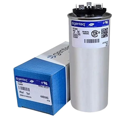 RUN CAPACITOR 45/5MFD 370/440VAC Blower Motors, Fan, Run Capacitors