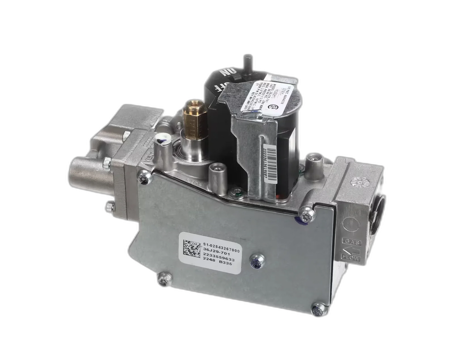 YORK/ETC GAS VALVE, NATURAL/PROPANE, 24V, 1/2" Gas Control Valve, Regulators, Flexible Gas Line