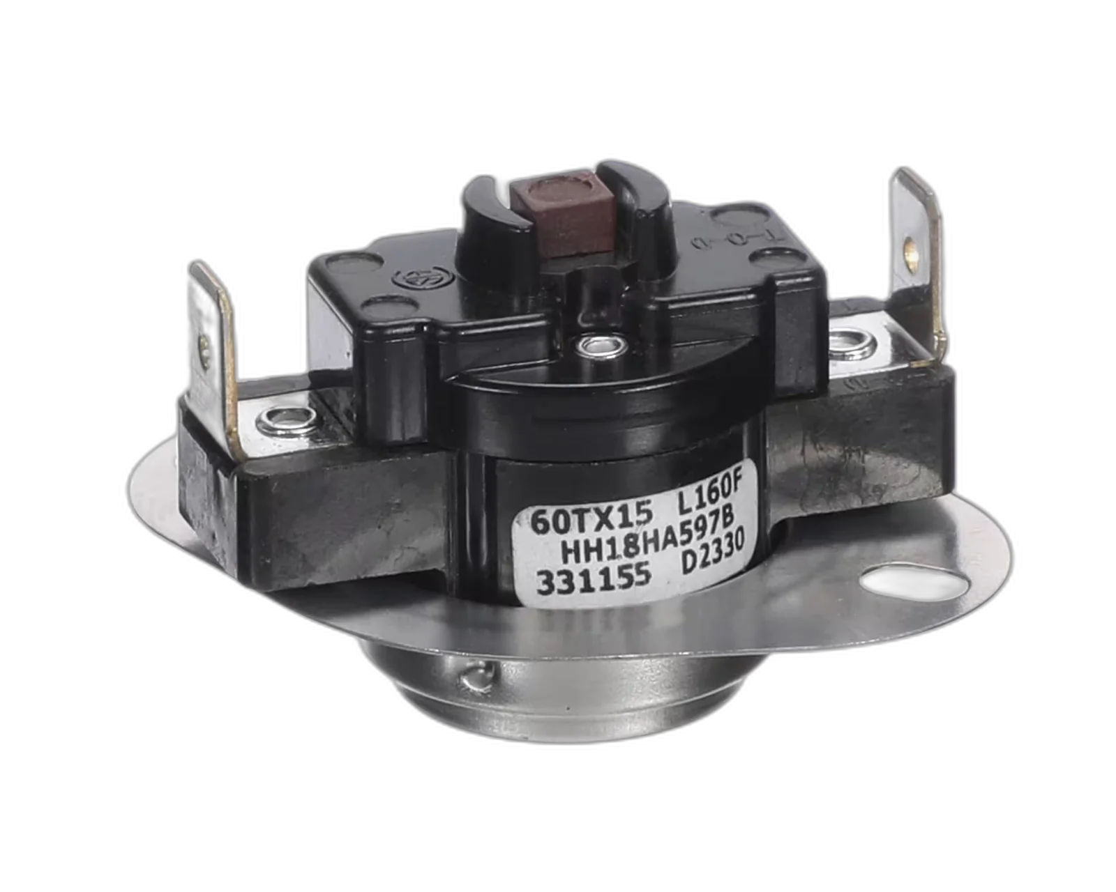 Limit Switch/Thermostat, L160F Fan Disc, High Limit Control Switches