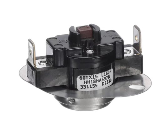 Limit Switch/Thermostat, L160F Fan Disc, High Limit Control Switches