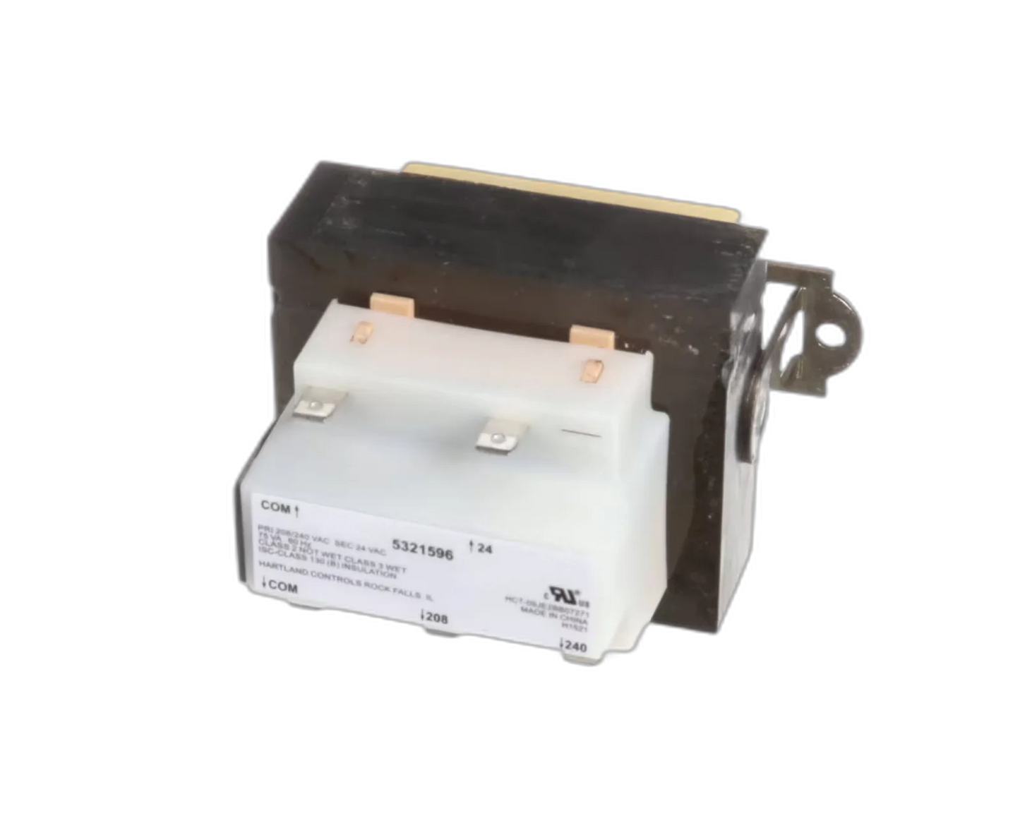 YORK/ETC TRANSFORMER, INTEGRATED, 208/240 TO 24VAC, 60HZ, 75VA Electrical, Transformers, Relay