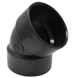 3" ABS 45 DEGREES ELBOW PVC Schedule 40, 636 PVC, S636, ABS