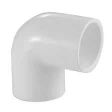 1" PVC 90 DEGREES ELBOW SXS PVC Schedule 40, 636 PVC, S636, ABS