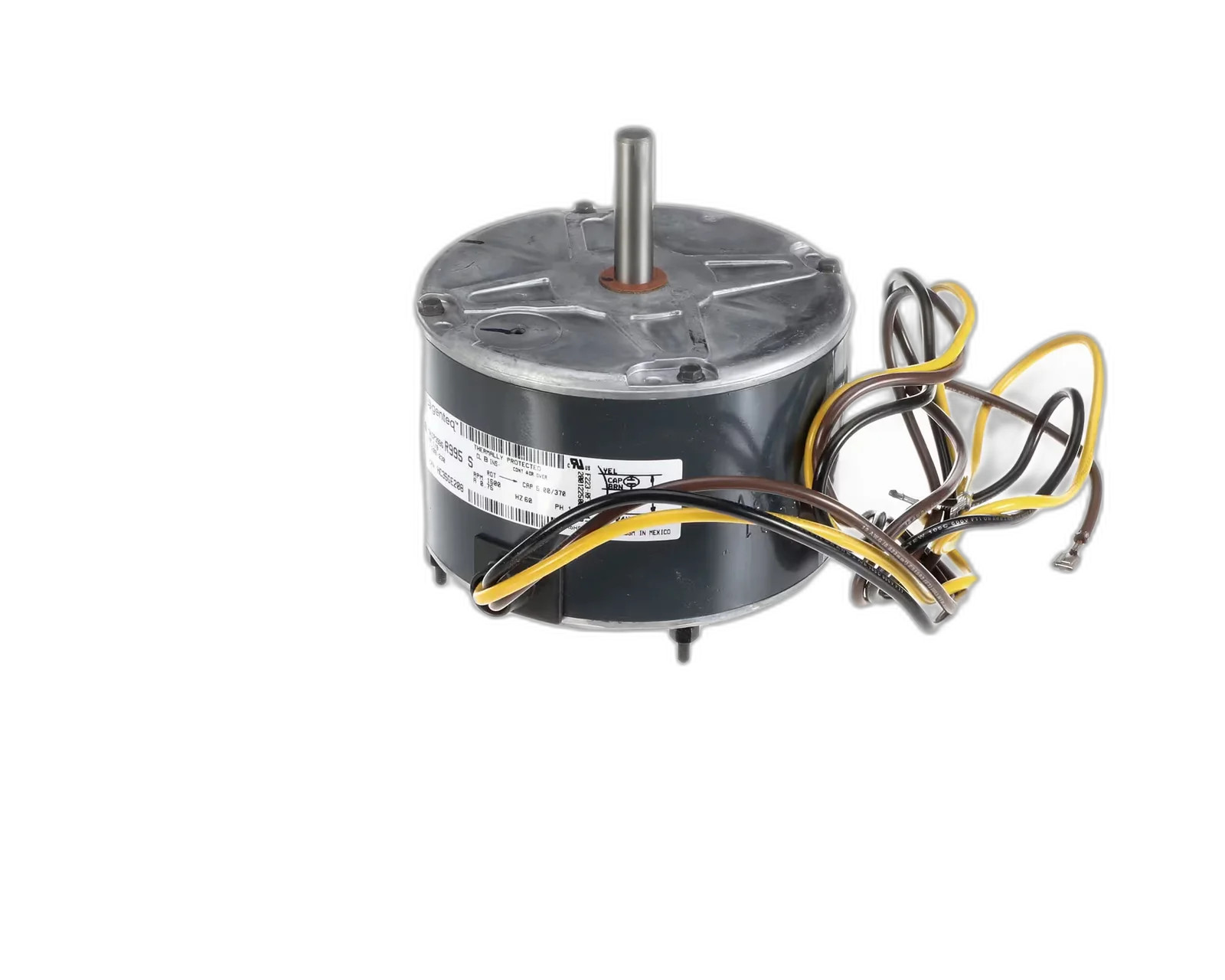 Fan Motor, Condenser, 208-230 Volt, 60HZ, 1PH, 1/8HP, 1500 RPM Blower Motors, Fan, Run Capacitors