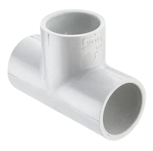 1" X 1" X 1" BLACK MALLEABLE TEE Steel Fittings