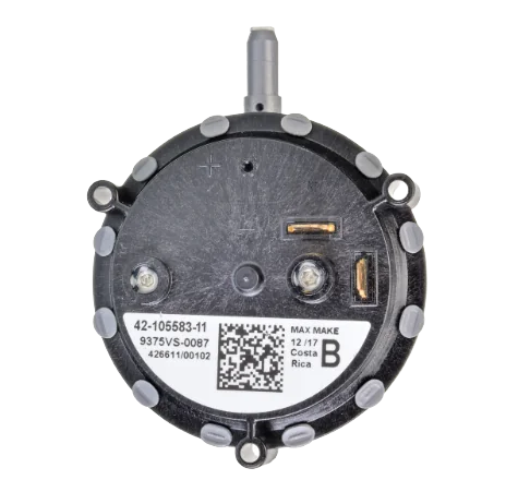 RHEEM/RUUD PRESSURE SWITCH 0.60" WC Air Pressure Switch, Air Proving