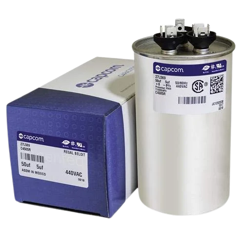 RUN CAPACITOR 60/7.5MFD 370/440VAC Blower Motors, Fan, Run Capacitors