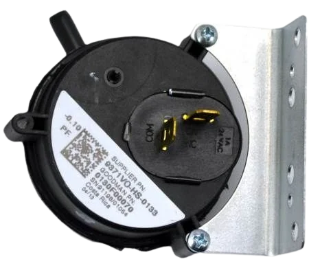 GOODMAN/AMANA PRESSURE SWITCH -0.10" WC Air Pressure Switch, Air Proving