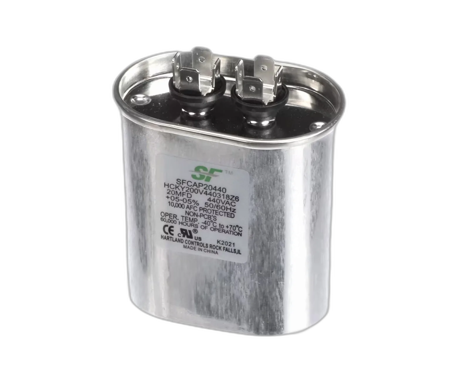 RUN CAPACITOR 20MFD 370/440V 50/60HZ Blower Motors, Fan, Run Capacitors