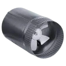 5" DIAMETER IN-LINE DUCT BOOSTER FAN Metal Venting