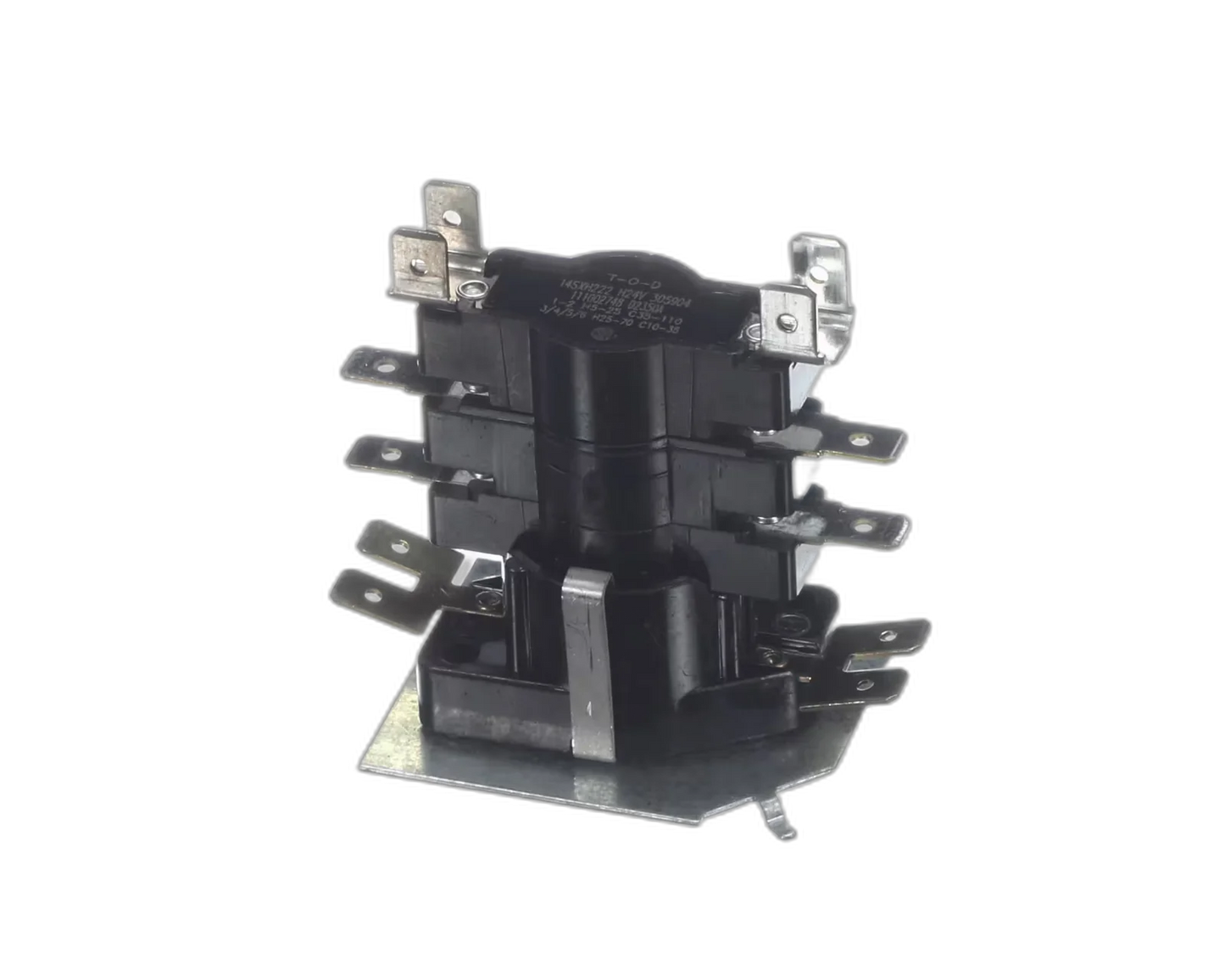 Thermal Sequencer Relay, 24 Volt, DPDT, Normally Open Electrical, Transformers, Relay