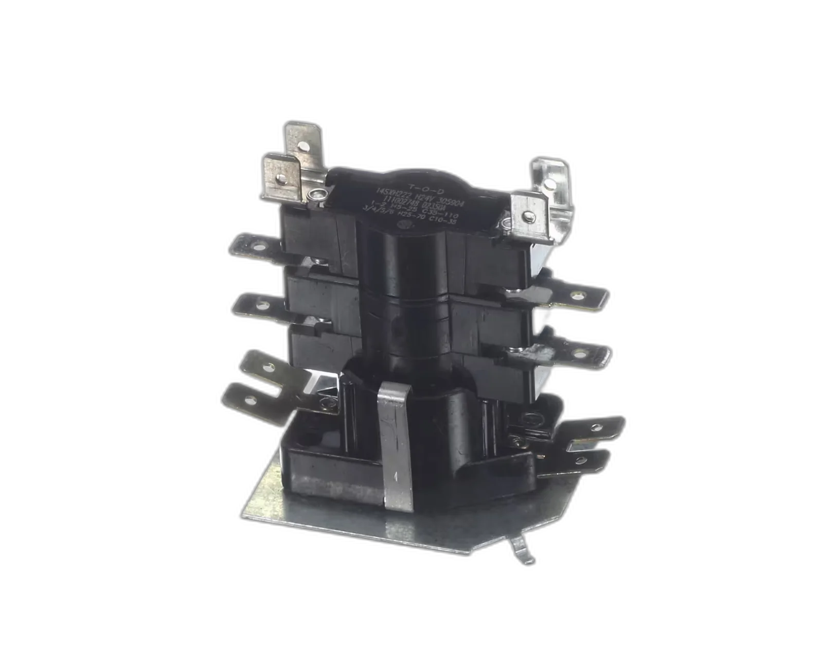 Thermal Sequencer Relay, 24 Volt, DPDT, Normally Open Electrical, Transformers, Relay