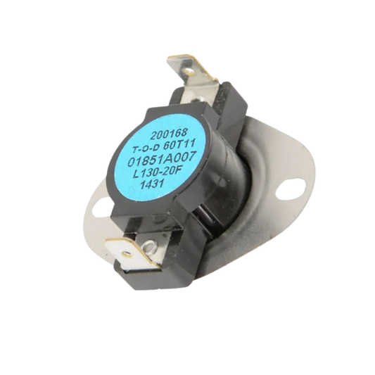 3/4" DISC LIMIT SWITCH AUTO RESET L130-20F Fan Disc, High Limit Control Switches