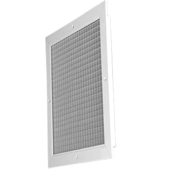 AIRVECTOR 8 X 8 GRID GRILL WHITE Metal Venting