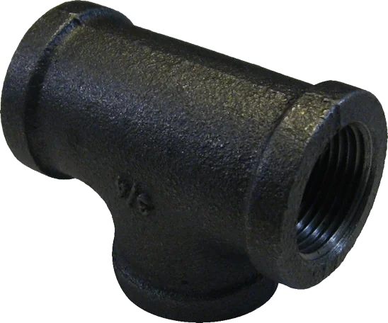 3/4" X 3/4" X 3/4" BLACK STEEL TEE Steel Fittings