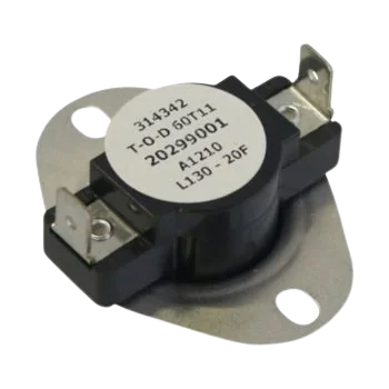 LENNOX LIMIT SWITCH, AUTO RESET, L130-20F Fan Disc, High Limit Control Switches