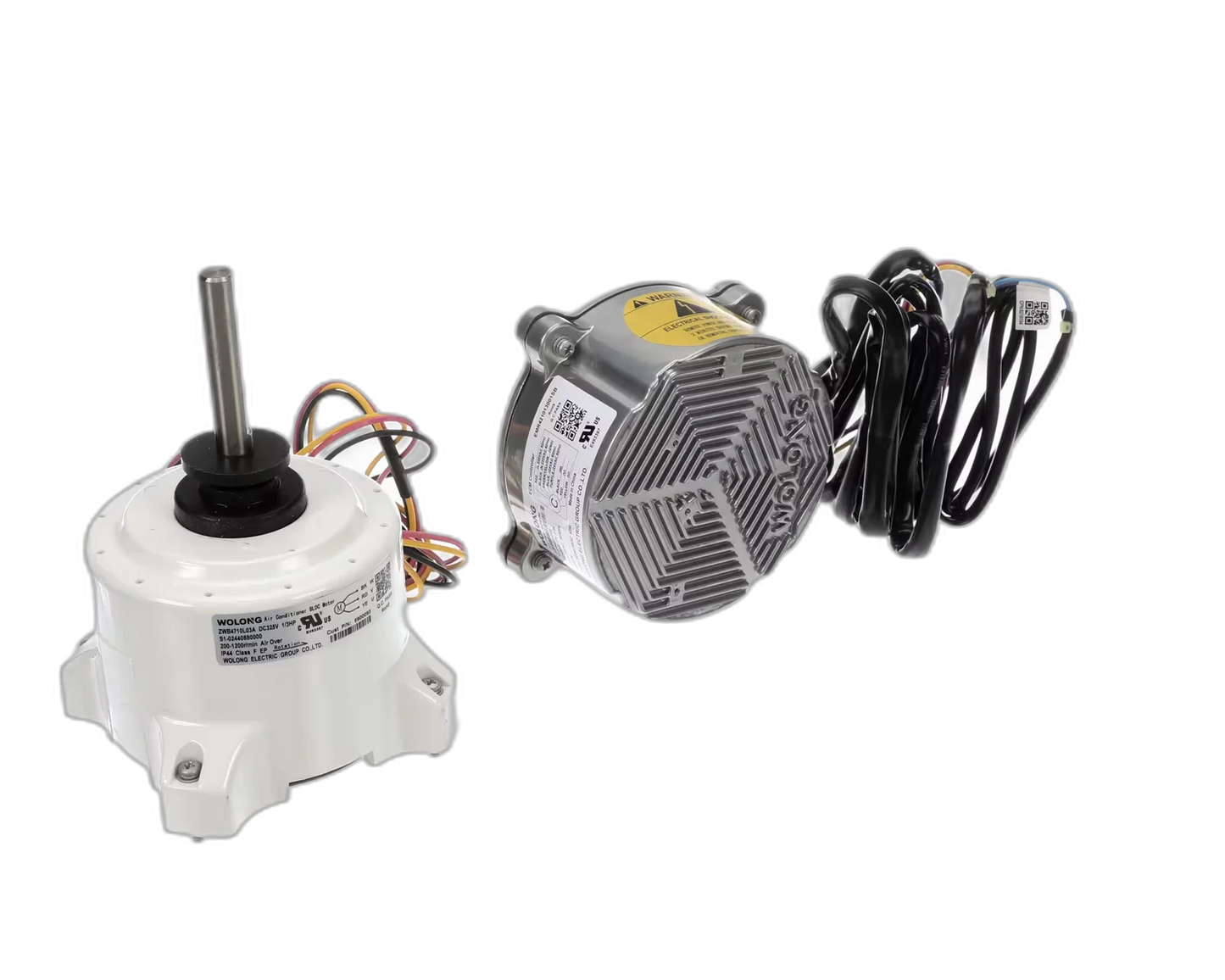 Fan Motor with Control Module, Condenser, 208/230V, 834RPM, 1/3HP Blower Motors, Fan, Run Capacitors