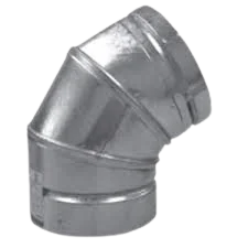 4" X 45" B-VENT ADJUSTABLE ELBOW Metal Venting