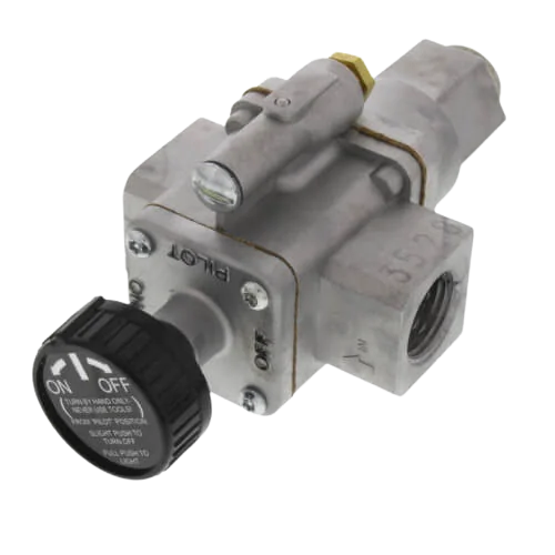 1/2" X 1/2" FIREPLACE GAS VALVE Gas Control Valve, Regulators, Flexible Gas Line