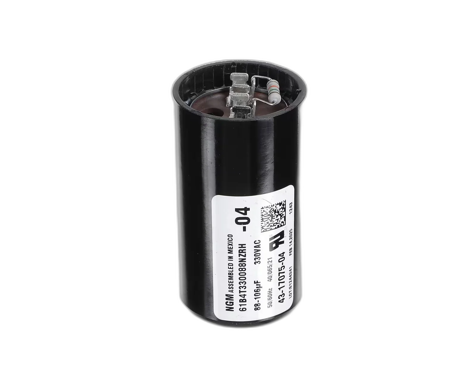 Capacitor, Start, 88-106uF, 330VAC, 50/60HZ, Round Blower Motors, Fan, Run Capacitors