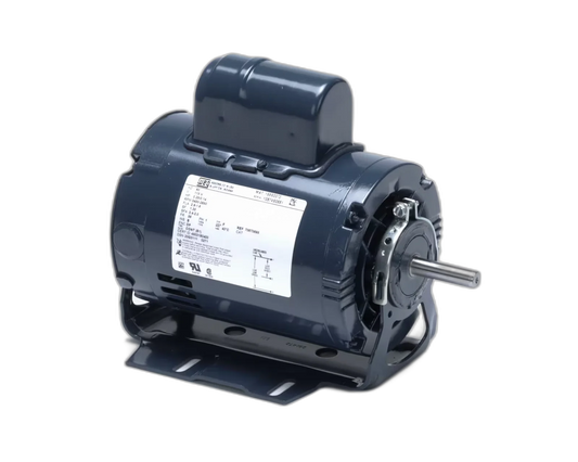 Motor, 115 Volt, 2 Speed, .25/.14 HP, CCW Blower Motors, Fan, Run Capacitors